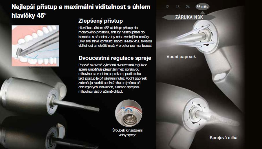 Světelné titanové kolénko Z45L DURA GRIP